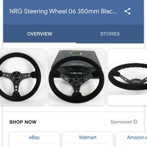 Full NRG steering wheel set